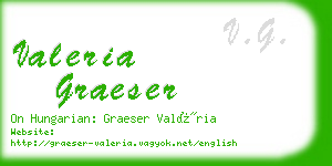 valeria graeser business card